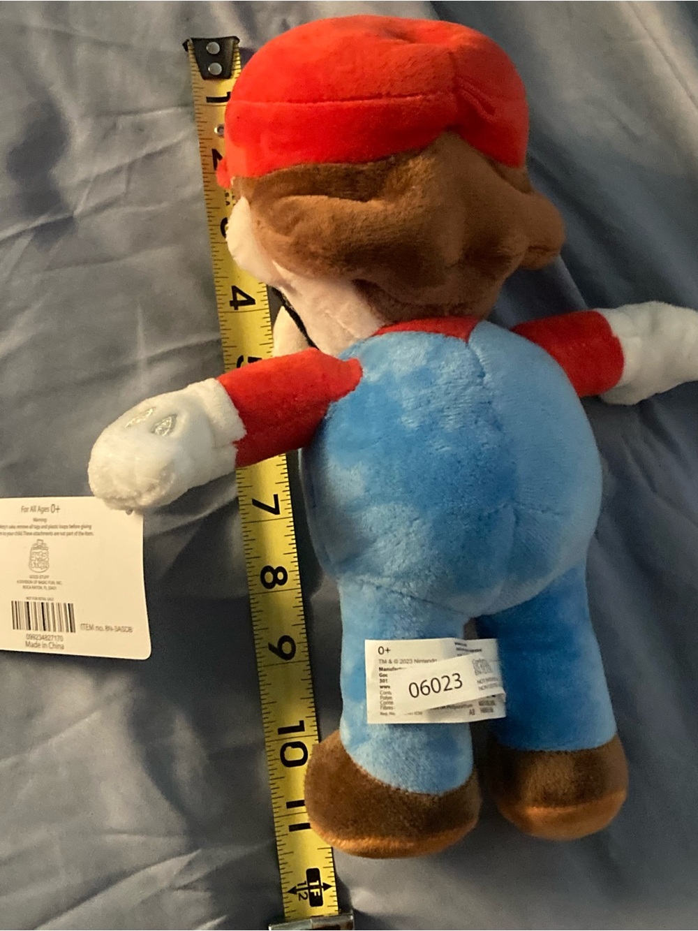 Nintendo Super Mario Plush - Red, Blue, Brown - Picture 3 of 3